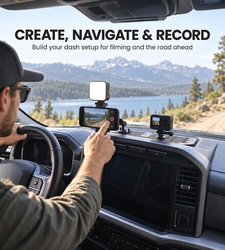 Trumgeta Dash Mount Phone Holder Fit for F-150 2021-2025 & Raptor 2021-2023 in Saudi Arabia