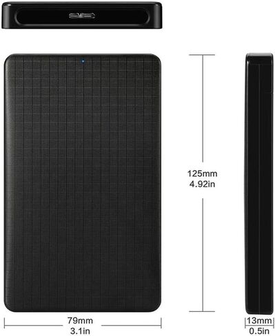 2-Pack USB 3.0 to SATA External Hard Drive Enclosure for 2.5" SSD HDD, UASP Tool-Free 5Gbps Hard Drive Case with Smart Sleep, Compatible with 7mm 9.5mm SATA III/II HDD SSD, Windows/Mac/Linux in Saudi Arabia