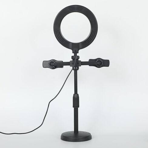 Position Fill Light Desktop Circular Live Streaming Bracket Selfie Beauty LED Ringlight in Saudi Arabia