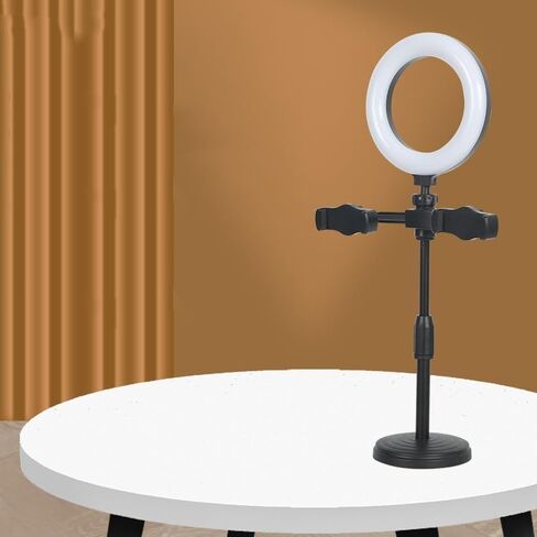 Position Fill Light Desktop Circular Live Streaming Bracket Selfie Beauty LED Ringlight in Saudi Arabia