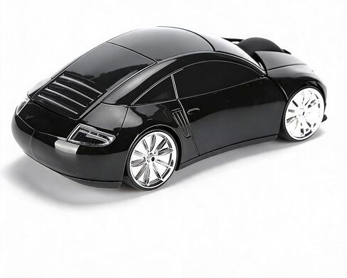 Car Shaped Wireless Mouse, 2.4G Cordless USB Mouse for Laptop in Saudi Arabia