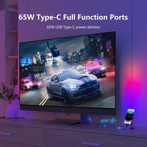 INNOCN 43 Inch 4K Ultrawide Gaming Monitor 144Hz USB Type C PC Desktop AMD Freesync Larger PC HDR400 Monitor, Built-in Stereo Speakers, DisplayPort, HDMI, Height Adjustable, Black in Saudi Arabia
