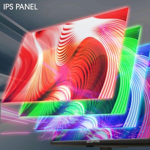 Sceptre IPS 27" LED Gaming Monitor 1920 x 1080p 75Hz 99% sRGB 320 Lux HDMI x2 VGA Build-in Speakers, FPS-RTS Machine Black (E278W-FPT series) in Saudi Arabia
