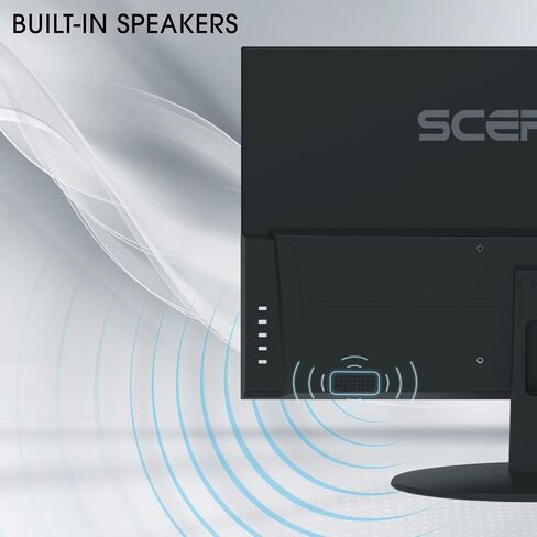 Sceptre IPS 27" LED Gaming Monitor 1920 x 1080p 75Hz 99% sRGB 320 Lux HDMI x2 VGA Build-in Speakers, FPS-RTS Machine Black (E278W-FPT series) in Saudi Arabia