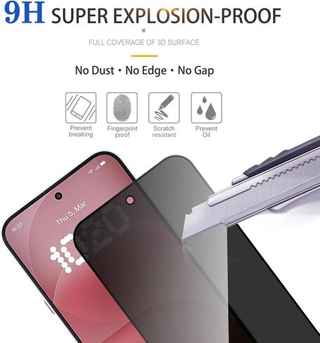 3 Pack Privacy Screen Protector for Nothing Phone (4a) Pro in Kuwait