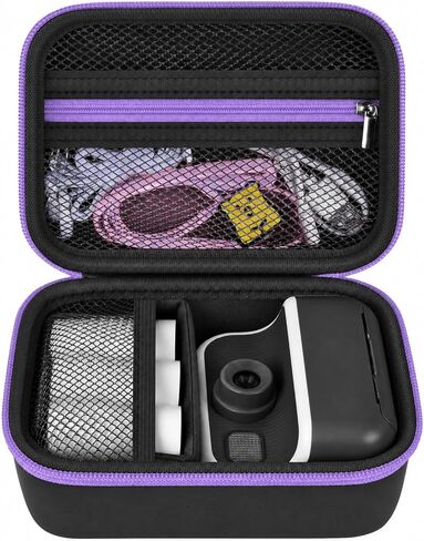 GWCASE Case Compatible with DUDUDRAGON for Cimizi for Dylanto for GREENKINDER for ESOXOFFORE for Careenoah for TKECWOB Instant Print Camera, Kids Instant Digital Cameras Case (Box Only) -Purple in Saudi Arabia