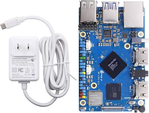 Orange Pi 5 Pro 4GB/8GB/16GB LPDDR5 Rockchip RK3588S 8-Core 64-Bit Single Board Computer with eMMC Socket, WiFi 5/Bluetooth 5.0, Development Board Run Ubuntu/Debian/Android (8GB+Power Supply) in Saudi Arabia