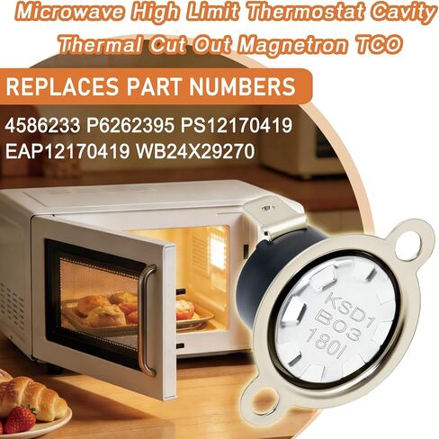 WB24X29270 Microwave High Limit Thermostat for GE Magnetron TCO Cut Out in Saudi Arabia