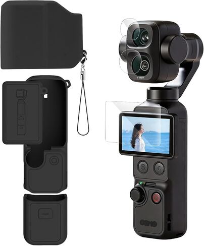 Soft Silicone Protective Case for DJI Osmo Pocket 4P Pink in Saudi Arabia