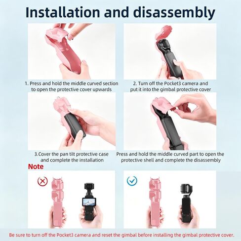 Gimbal Screen Protective for DJI Osmo Pocket 3 Accessories Hard Shell Cover in Saudi Arabia