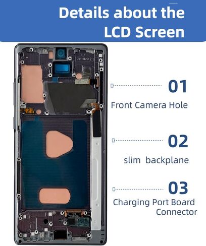 for Samsung Galaxy Note 20 5G Screen Replacement with Frame in Saudi Arabia