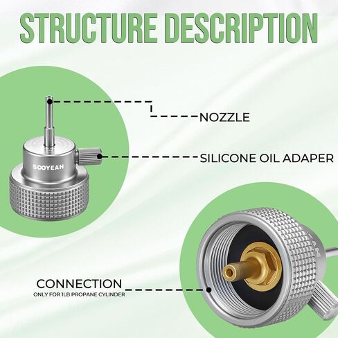 Propane Refill Adapter & 1oz Pure Silicone Airsoft Gun Oil, Needle Oiler in Kuwait