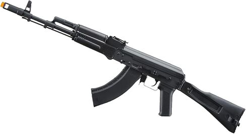 Lancer Tactical AK KR-103 SBR Airsoft AK74 AEG Rifle with Folding Stock - Includes Airsoft Speed Loader (Black) in Saudi Arabia