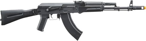Lancer Tactical AK KR-103 SBR Airsoft AK74 AEG Rifle with Folding Stock - Includes Airsoft Speed Loader (Black) in Saudi Arabia