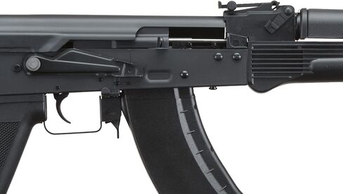 Lancer Tactical AK KR-103 SBR Airsoft AK74 AEG Rifle with Folding Stock - Includes Airsoft Speed Loader (Black) in Saudi Arabia