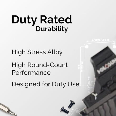 Canik TP9 Elite SC Adapter Plate – Calculated Kinetics – Fits Holosun 407K, 507K, EPS Carry (K Footprint) – Includes Hardware, Torx Bit, Vibratite in Saudi Arabia