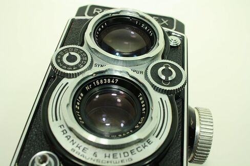 Rollei Rolleiflex 3.5 Camera 75mm Lens Franke Heidecke DBP DGBM Twin Reflex in Saudi Arabia