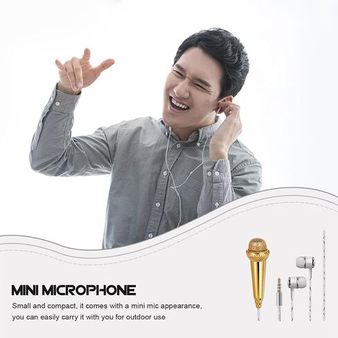 YARNOW 2pcs Portable Tiny Microphone for Phone Video Recording in Saudi Arabia