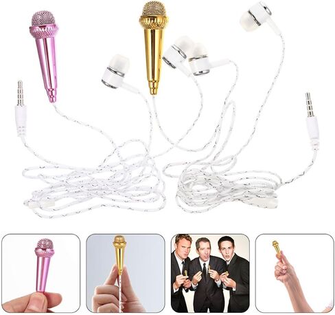 YARNOW 2pcs Portable Tiny Microphone for Phone Video Recording in Saudi Arabia