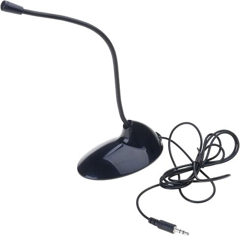 Computer Microphone Plug & for Play Desktop Omnidirectional Condenser Laptop Mic Perfect for Video Conferencing, Dicta Gaming Mic in Saudi Arabia