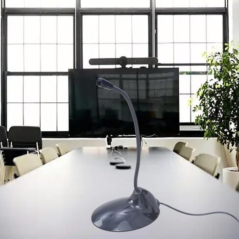 Computer Microphone Plug & for Play Desktop Omnidirectional Condenser Laptop Mic Perfect for Video Conferencing, Dicta Gaming Mic in Saudi Arabia
