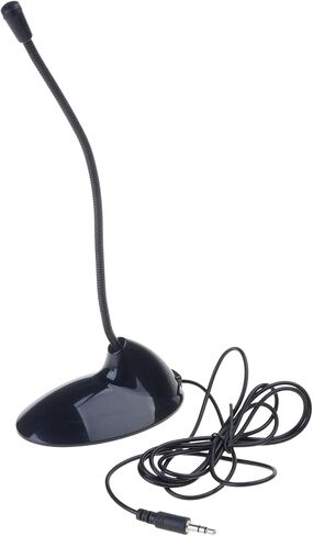 Computer Microphone Plug & for Play Desktop Omnidirectional Condenser Laptop Mic Perfect for Video Conferencing, Dicta Gaming Mic in Saudi Arabia