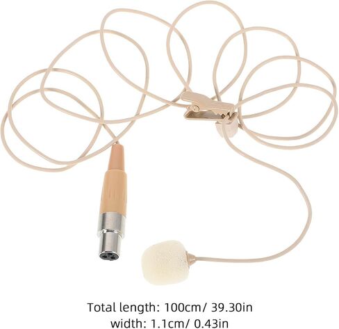COHEALI Multipurpose Clip-on Lavalier Microphone for Teaching and Speeches with Sound Transmission and Wide Compatibility for Computers and Devices, Portable Compact Lapel Mic in Saudi Arabia