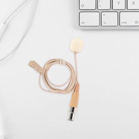 COHEALI Multipurpose Clip-on Lavalier Microphone for Teaching and Speeches with Sound Transmission and Wide Compatibility for Computers and Devices, Portable Compact Lapel Mic in Saudi Arabia