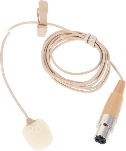 Portable Clip-on Microphone for Smartphones and Devices, Small Lapel Mic with Plastic and Metal Construction, for Interviews and Lectures, Compact Design for Easy Use in Saudi Arabia