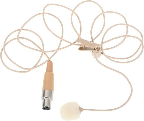 FOMIYES Compact Clip-on Microphone for Video Recording and Lectures with Sound Transmission, Portable Microphone Compatible with Computers and Devices, Featuring Sturdy Plastic and Metal in Saudi Arabia