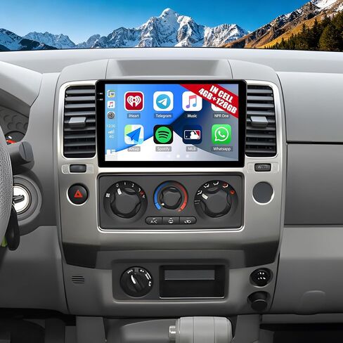 4G+128G Car Radio Stereo for Nissan Frontier 2005-2008 / Pathfinder 2005-2010, 9 Inch in-Cell 1280*720 Touch Screen Wireless CarPlay Android Auto GPS Bluetooth Android 15 Head Unit with Backup Camera in Saudi Arabia
