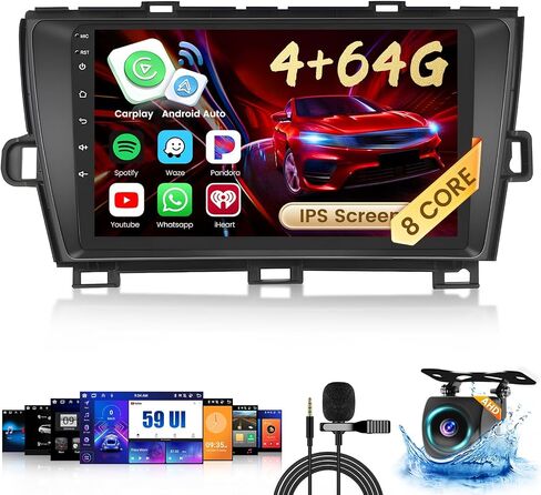 Inefala 4+64G Radio for Toyota Prius 2010-2015 with JBL Android 15 Stereo in Saudi Arabia