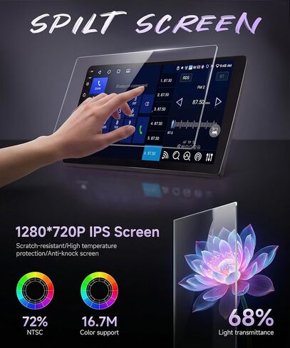 5Ghz WiFi Android 15 Car Radio for Toyota Tacoma 2005-2013,9 Inch HD IPS Screen,32-Bnad EQ,Bluetooth 5.0,Wireless Carplay,Android Auto,Dual USB Port,GPS,HD Backup Camera,2G+64G in Saudi Arabia