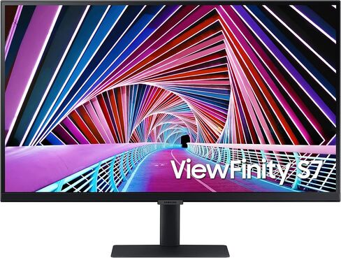 Samsung 27 inch S70A 4K UHD (3840x2160) High Resolution Monitor (HDMI & Display Port), HDR10, TUV Certified Intelligent Eye Care (LS27A700NWNXZA) in Saudi Arabia