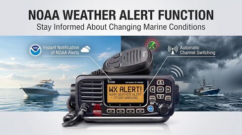Icom IC-M330G Ultra Compact VHF Marine Transceiver with GPS - Black in Saudi Arabia