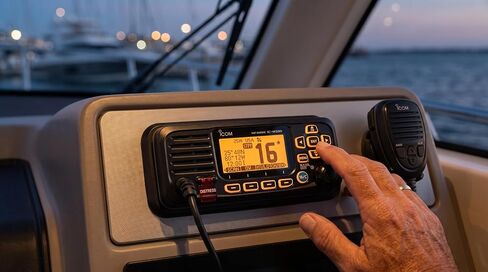 Icom IC-M330G Ultra Compact VHF Marine Transceiver with GPS - Black in Saudi Arabia