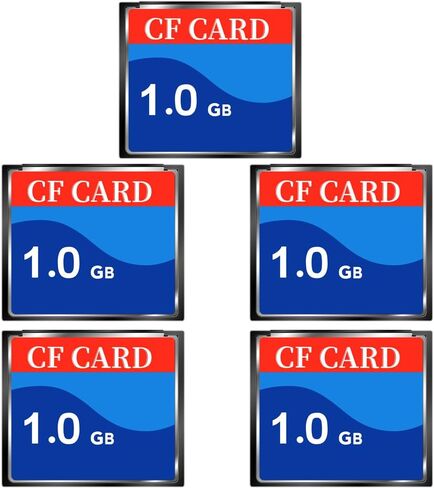 High-Performance 1GB CF Card (5-Pack) - Perfect for Cameras, N64 Consoles & More | Fast Data Transfer | Reliable Storage in Saudi Arabia
