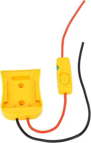 Satellite Power Battery Adapter Efficient Stable Power Supply for Portable ABS 200cm Cable in Saudi Arabia