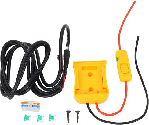 Satellite Power Battery Adapter Efficient Stable Power Supply for Portable ABS 200cm Cable in Saudi Arabia