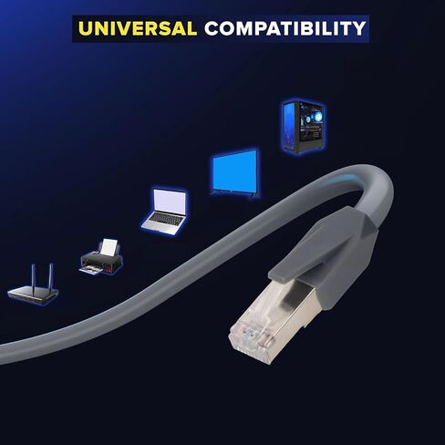 Portable High Speed 26AWG Copper Rectangular Satellite For RJ45 Replacement Cable in Saudi Arabia