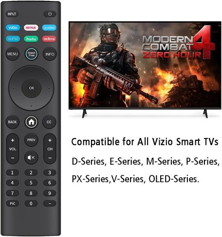 2-Pack Universal Remote Control for Vizio All Smart TVs, Replacement for VIZIO All LCD LED HD 4K UHD HDR Smartcast D, E, M, P, V, PX Series TVs in Saudi Arabia