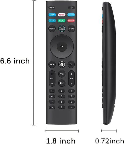 2-Pack Universal Remote Control for Vizio All Smart TVs, Replacement for VIZIO All LCD LED HD 4K UHD HDR Smartcast D, E, M, P, V, PX Series TVs in Saudi Arabia