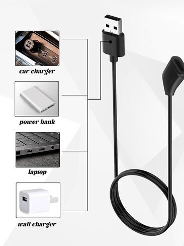 for wepmous G600 20MP AI Smart Glasses with Camera Charging Cable, 3-Layer Safe Charging Protection, Ultra-Soft Flexible Cable, Safe Material,Black in Kuwait