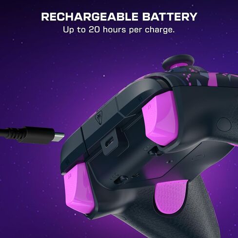 Turtle Beach Rematch Minecraft Wireless RGB Gaming Controller - Licensed for XBOX Series X|S, XBOX One, PC, Android Bluetooth Devices - Rumble Motors, Impulse Triggers, Back Buttons, TMR Thumbsticks in Saudi Arabia