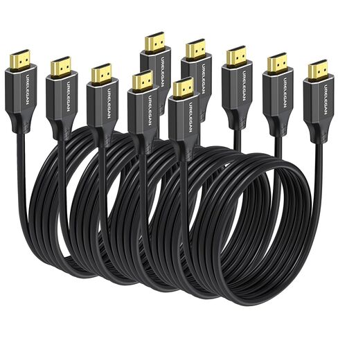 كابل HDMI 4K بطول 10 أقدام مكون من 5 حزم، سلك HDMI 2.0 فائق السرعة in Saudi Arabia