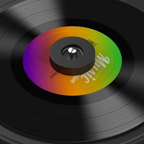 Kedok 45 RPM Adapter, for 7 Inch Vinyl Record Players and Technics Turntables, Solid Aluminum Dome 45 Adapter (Black) in Saudi Arabia