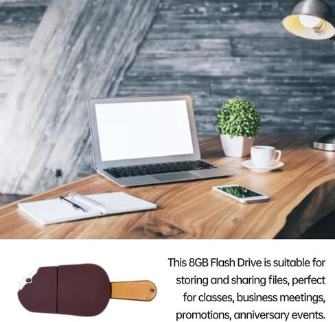 8GB USB Flash Drive Chocolate Ice Cream Memory U Disk Drives Memory Storage Stick in Saudi Arabia