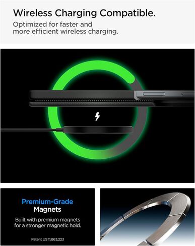 Spigen Slim Armor Pro MagFit Galaxy Z Fold 8 Case and Lock Fit Buds 4/4Pro Case Bundle - Black in Saudi Arabia