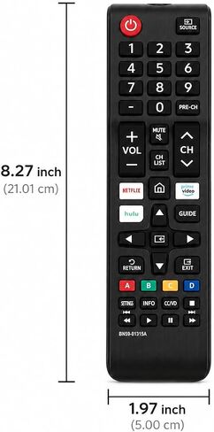 TV Remote Replacement for Samsung, BN59-01315A, Universal Remote Control Compatible with Samsung Smart TV QLED UHD 4K Series, No Programming Required in Saudi Arabia