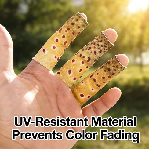3 PCS Fly Fishing Finger Protectors, Trout Pattern Line Stripping Guards in Kuwait